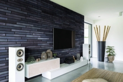 Living room with ethnic decor