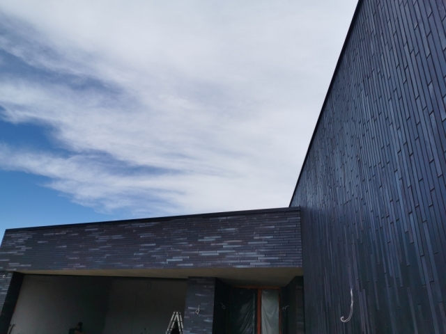 King Klinker ilgos klinkerio plytelės fasadui LF18 Obsidian shadow